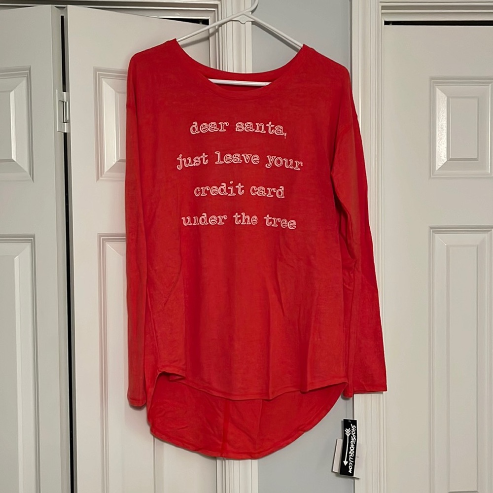 NWT Long Sleeved Holiday Top